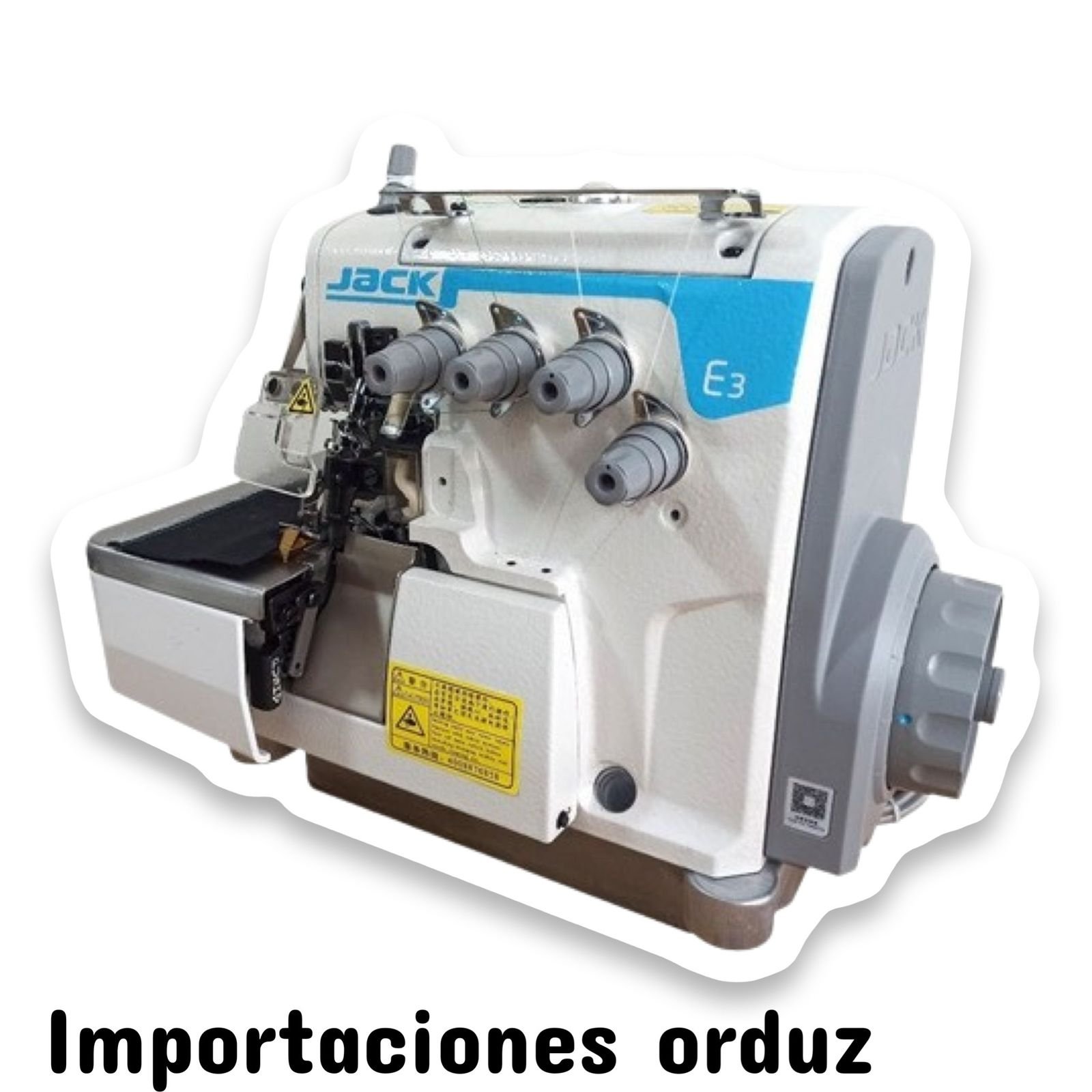 E3-4-M5-23BK FILETEADORA 4 HILOS MECATRONICA CON REMATE JACK - Imagen 2