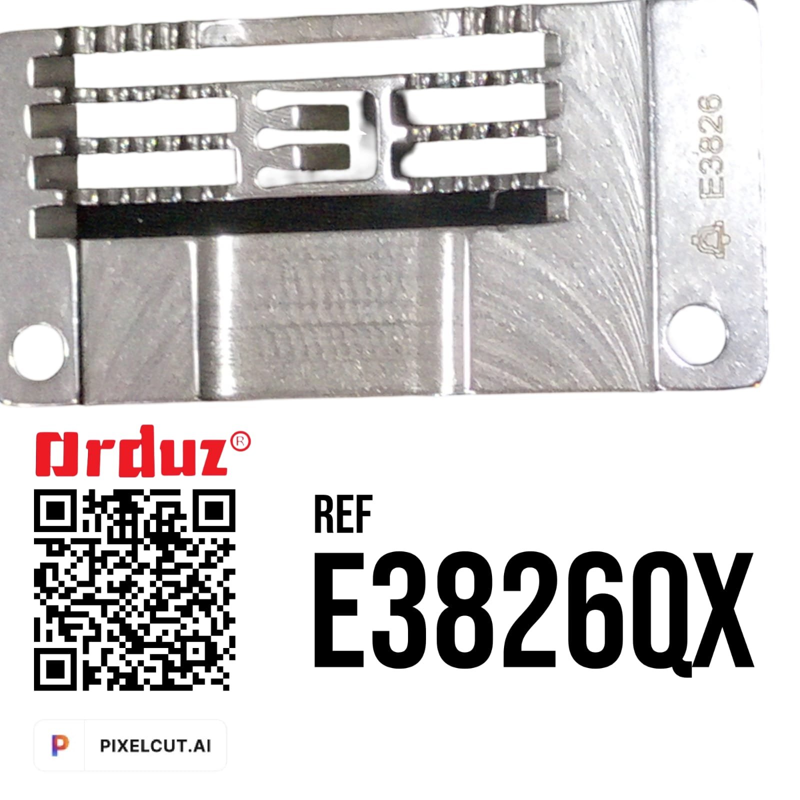 E3826QXPLANCHUELA RECTANGULAR COLLARIN SIRUBA REPUESTO