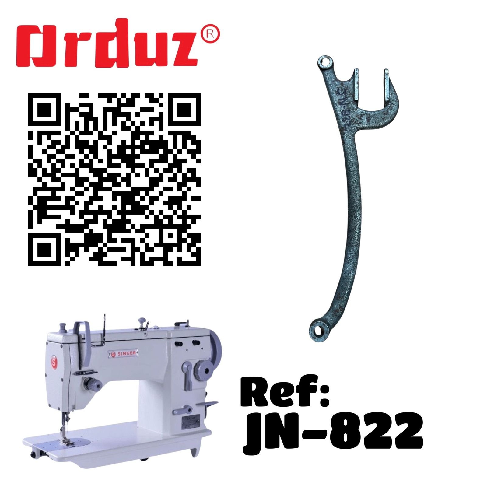 JN-822 JN822 BIELA  DIENTE 20U REPUESTOS