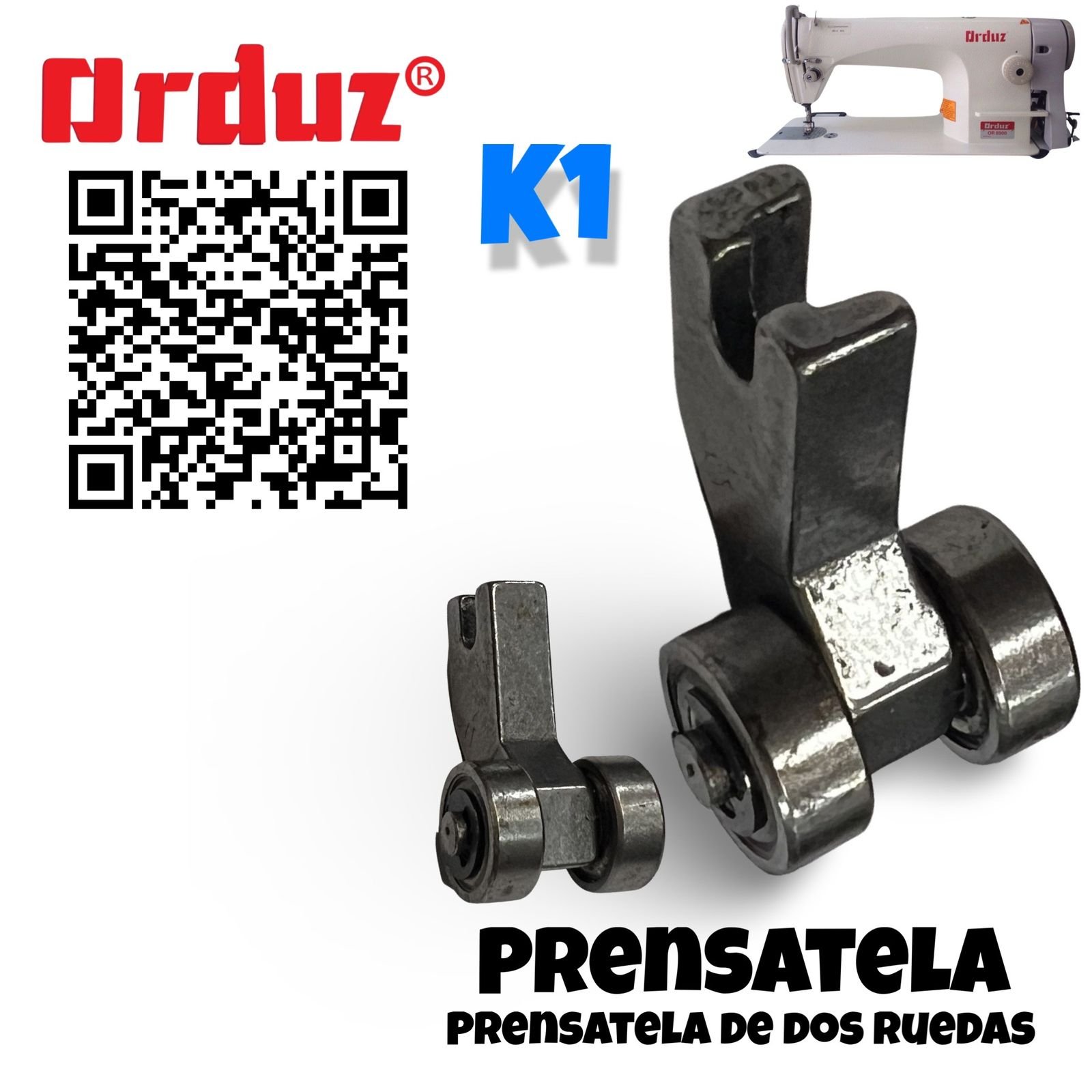 K1 PRESATELA RODACHIN 2 RUEDAS METALICO