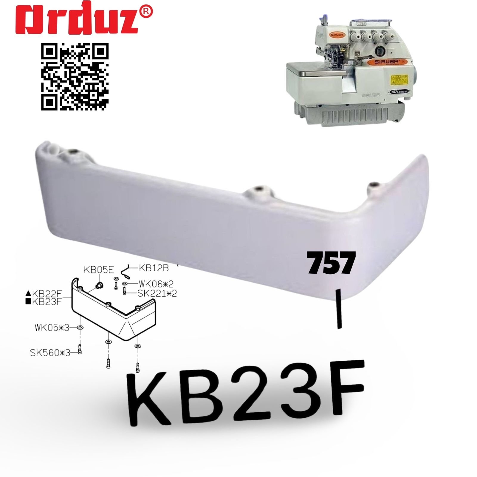 KB23F RX-B1089 B1089 KB23F TYYC-J-17 TAPA LATERAL 757
