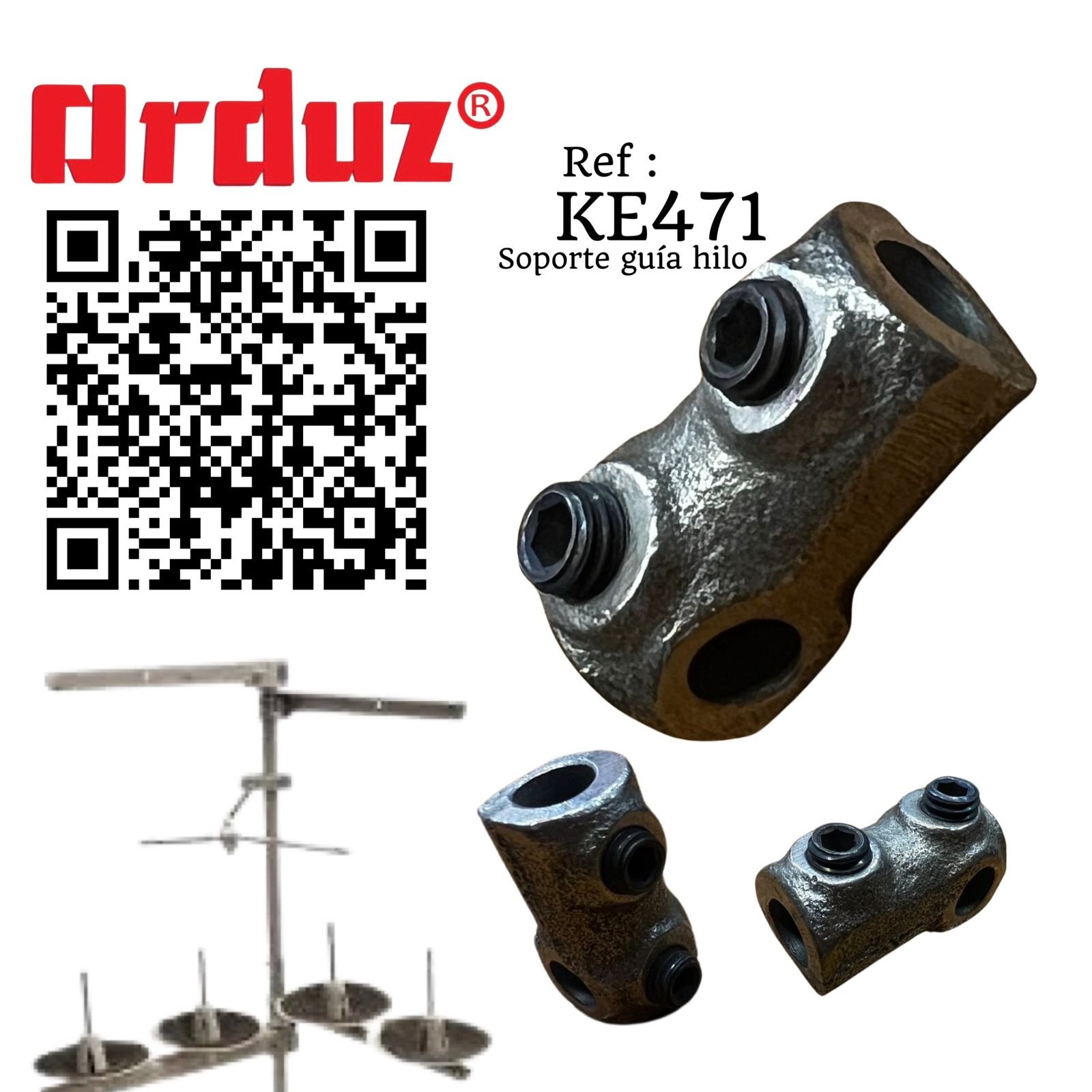 KE471 SOPORTE GUIA HILO PORTACONO REPUESTOS KE741