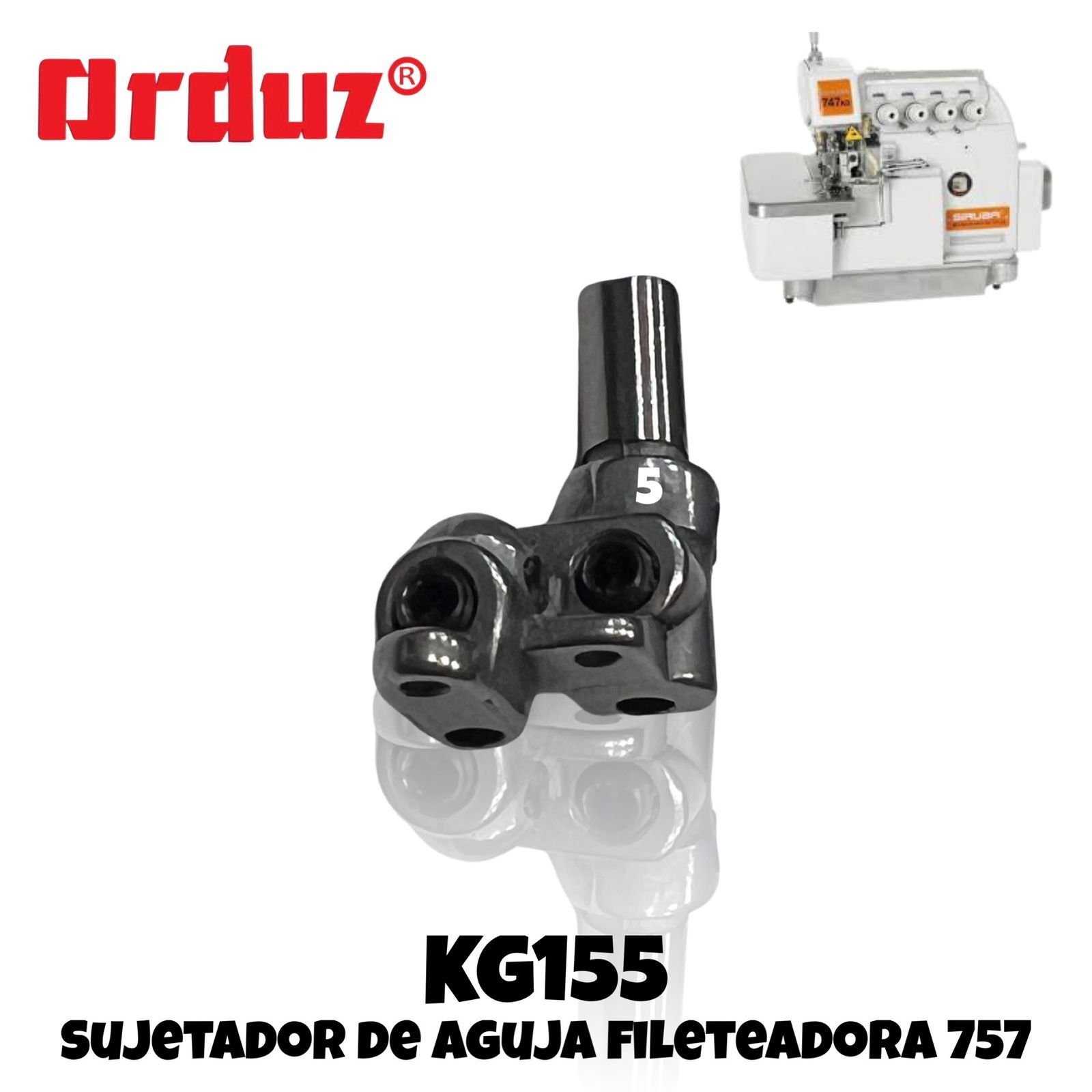 KG155 SUJETADOR DE AGUJAS FILETEADORA 757 #5 (copia)