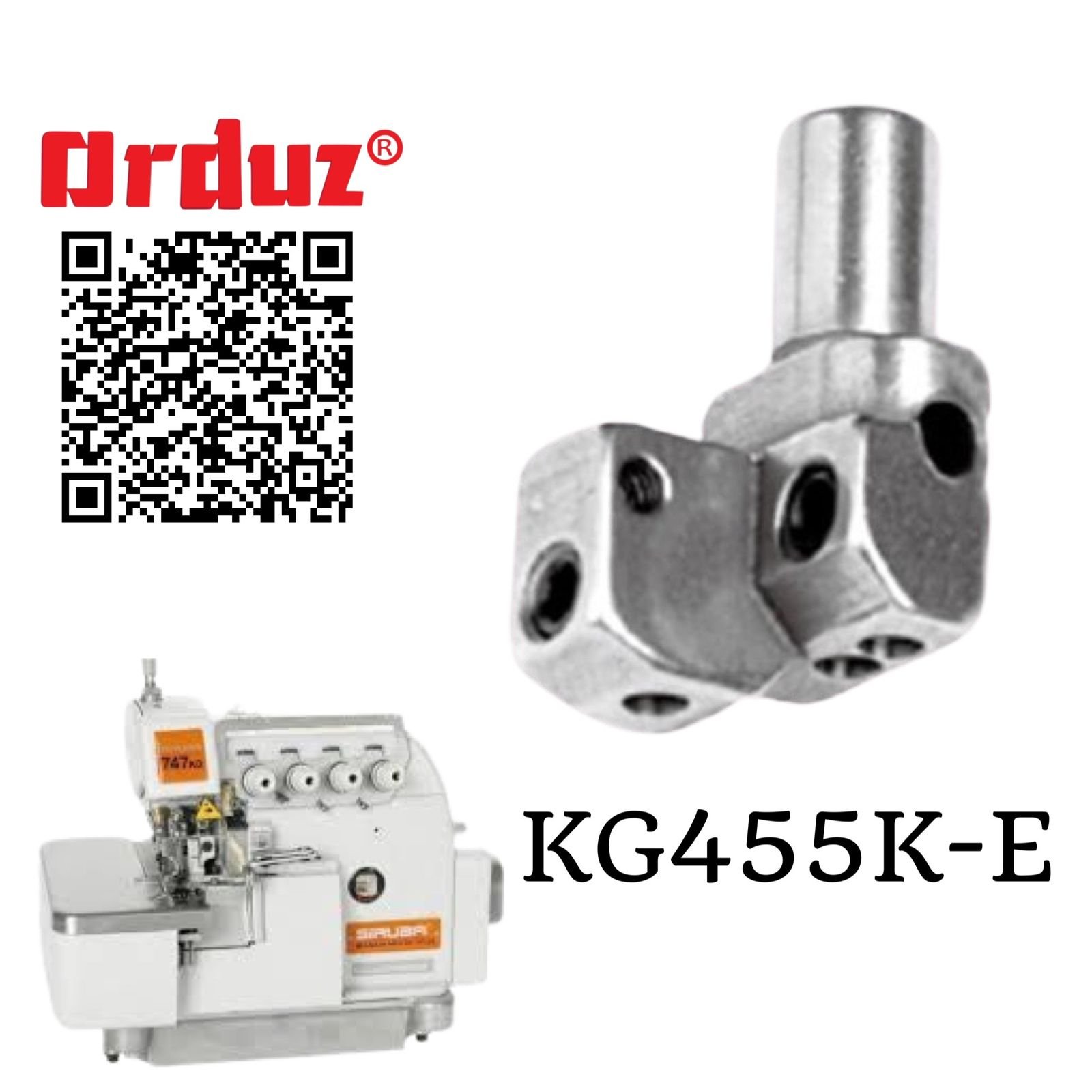 KG455K-E SUJETADOR AGUJA 6 HILOS SIRUBA TIPO K