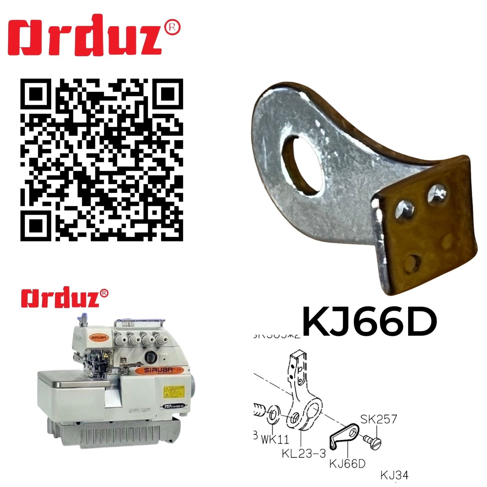 KJ66D GUIA HILO SIRUBA 757