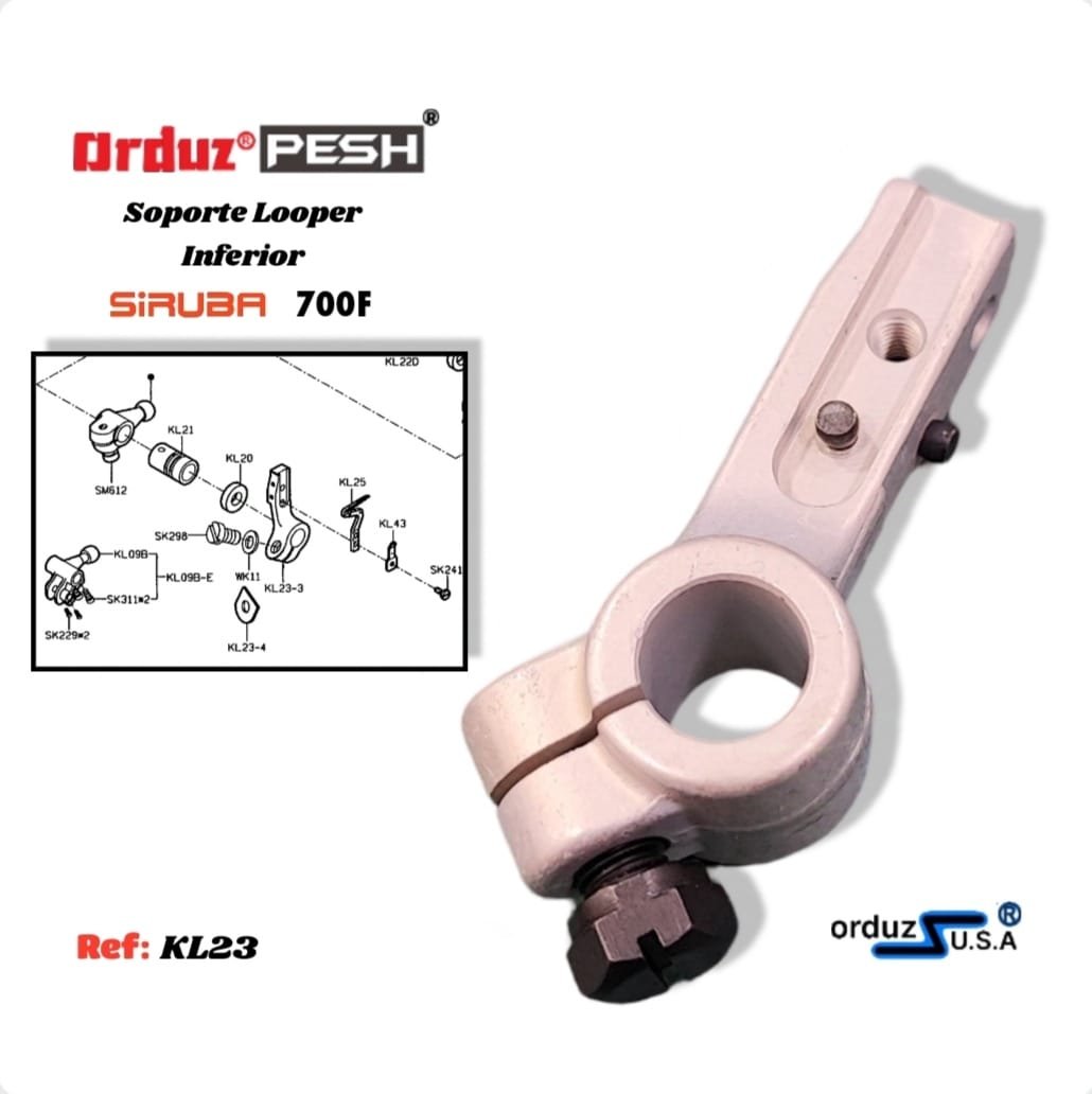 KL23 SOPORTE LOOPER INFERIOR SIRUBA 700F