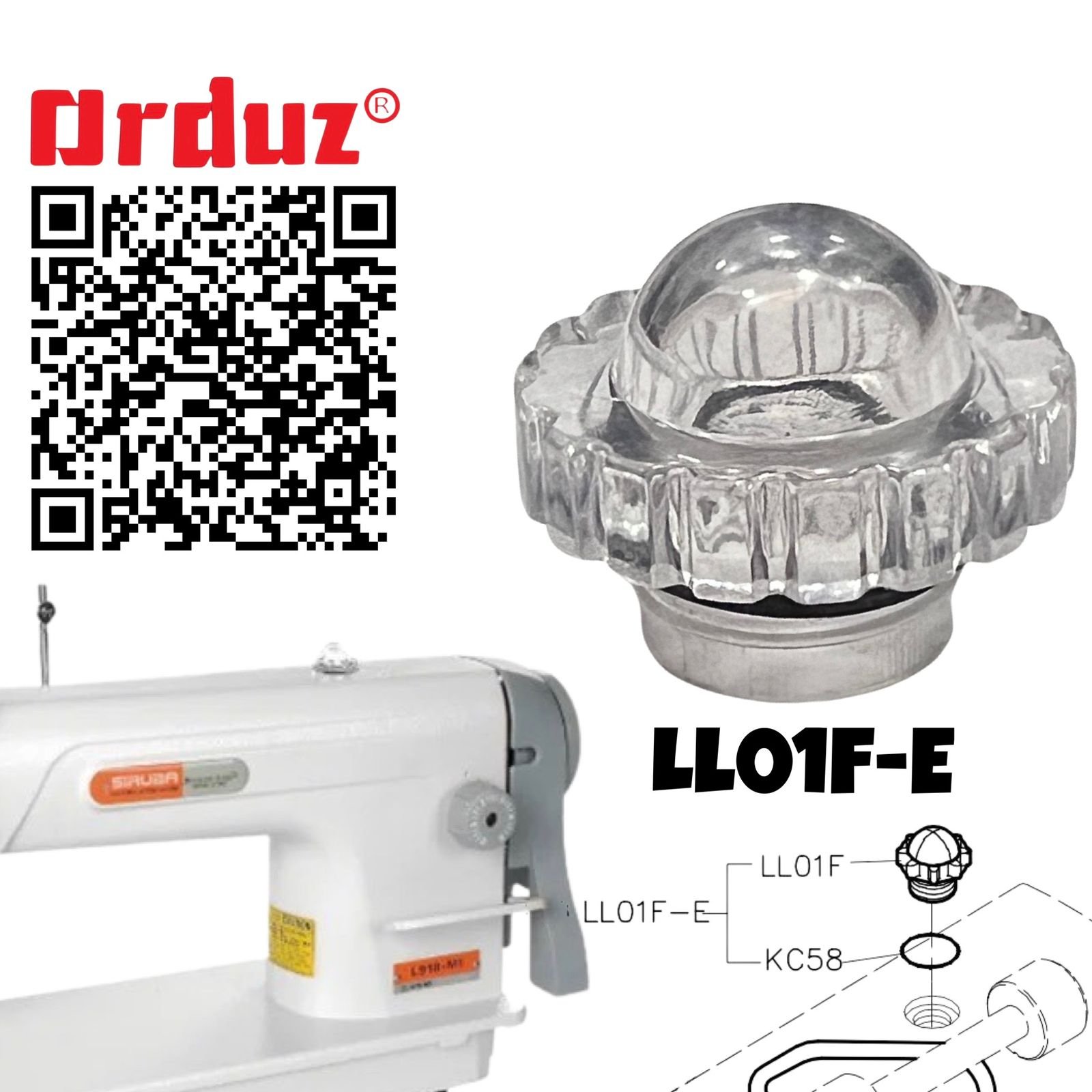 LL01F-E LENTE LUBRICACION DE PLANA SIRUBA