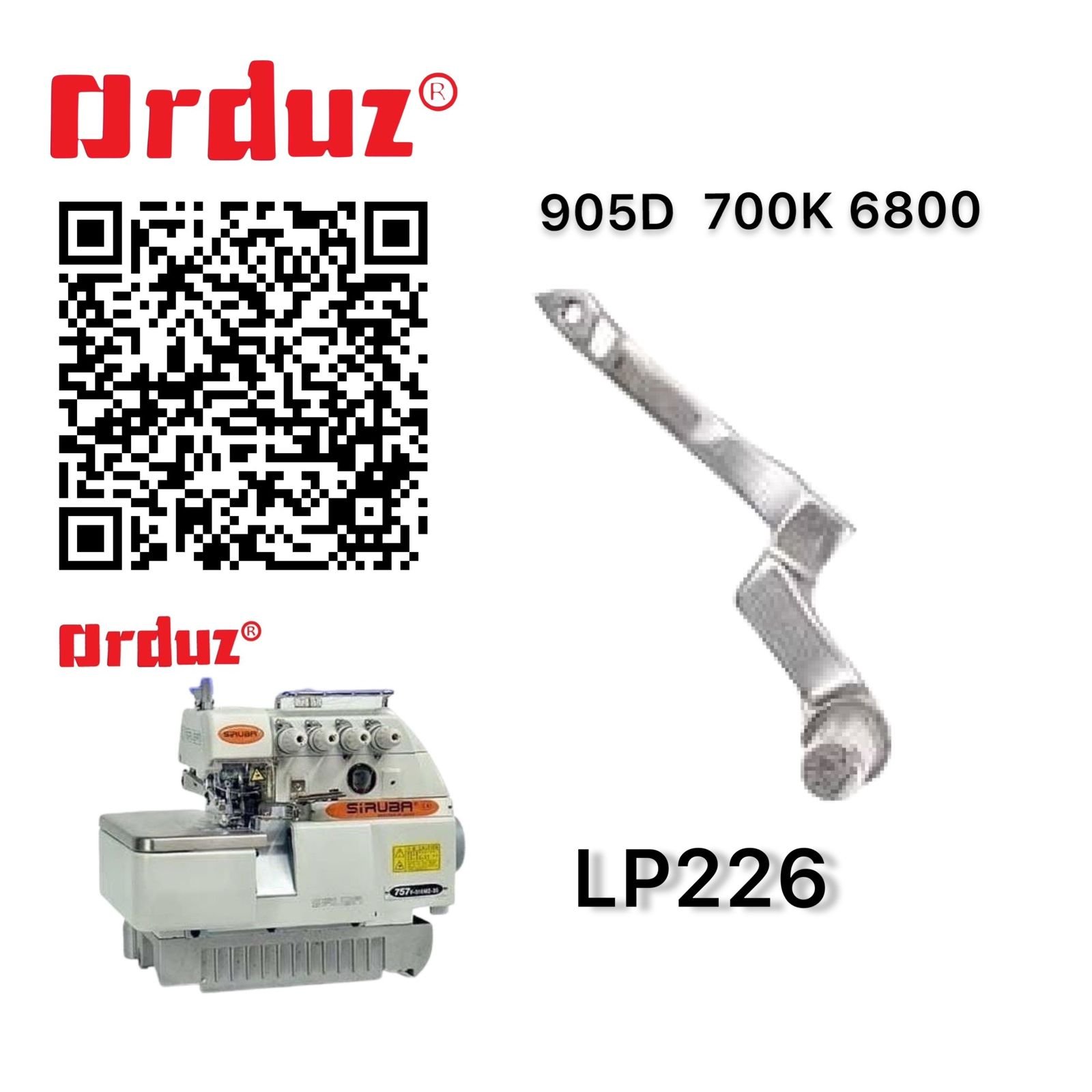 LP226 LOOPER FILETEADORA SIRUBA 905D/ 700K/ 6800