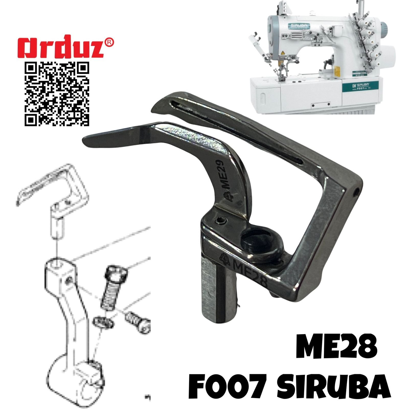 ME28 LOOPER COLLARIN TIPO SIRUBA RECUBRIDORA