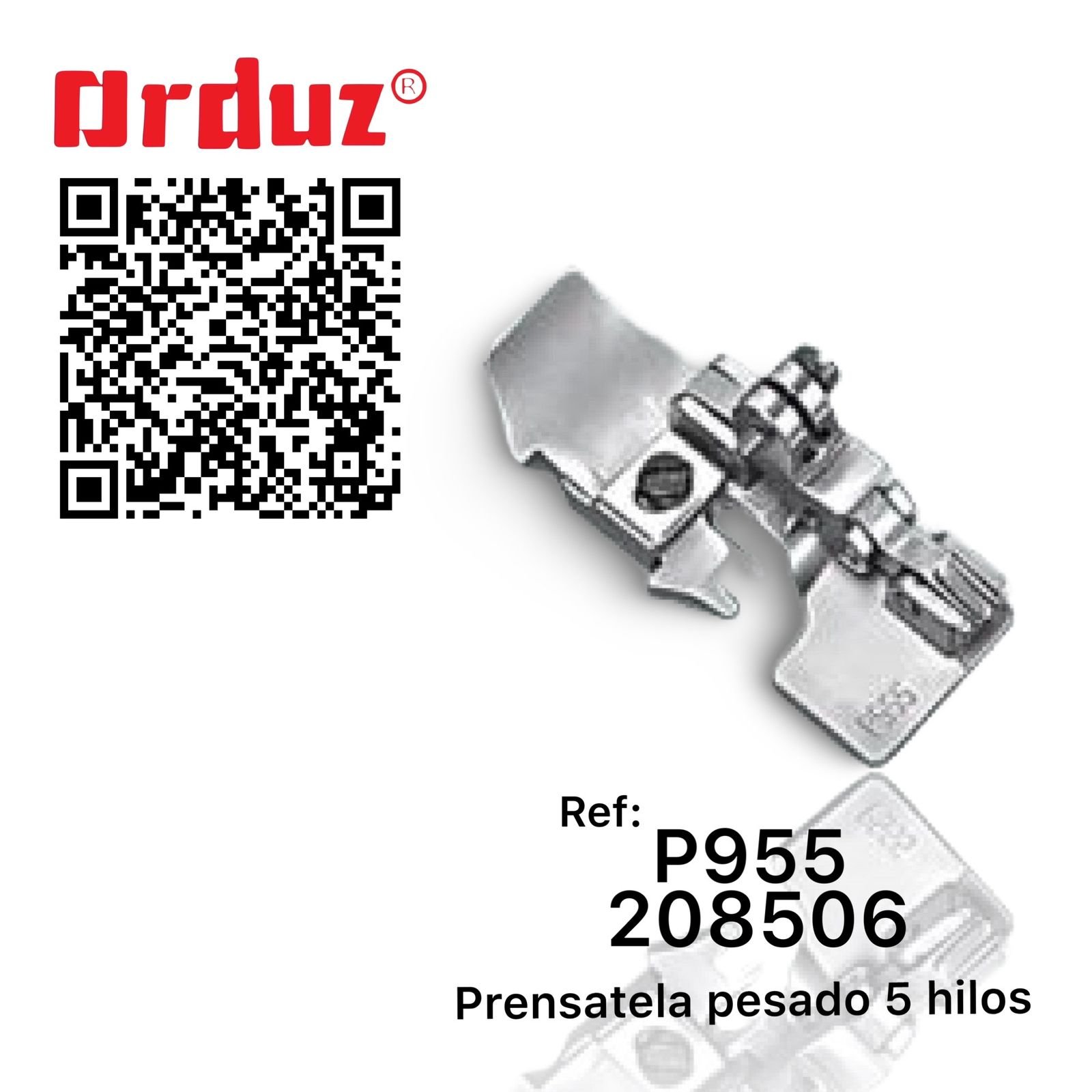 P955  208506 PRENSATELA 5 HILOS 1/4 PESADO TRACTOR