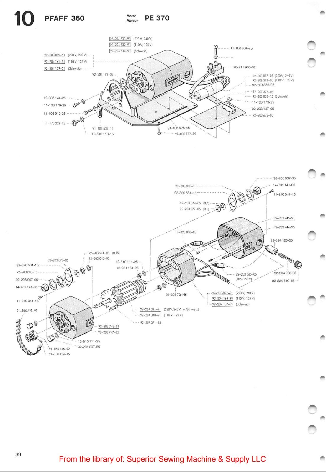 Catálogo de Partes para Máquina PFAFF 260 - Imagen 16