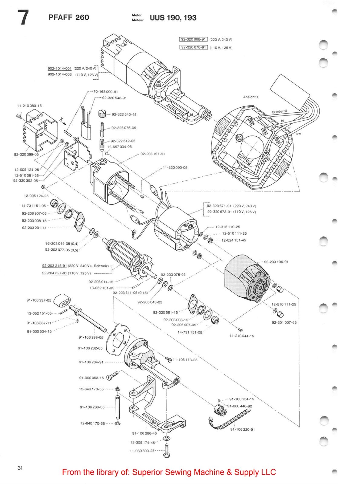 Catálogo de Partes para Máquina PFAFF 260 - Imagen 20