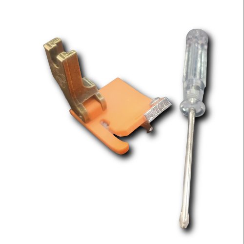 Prensatela T9-T de Teflón con Guía Ajustable – 5-en-1 para Máquina Plana Industrial