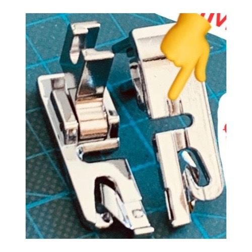 Prensatelas caña baja para dobladillo plano P60001-7307-L" - Imagen 2