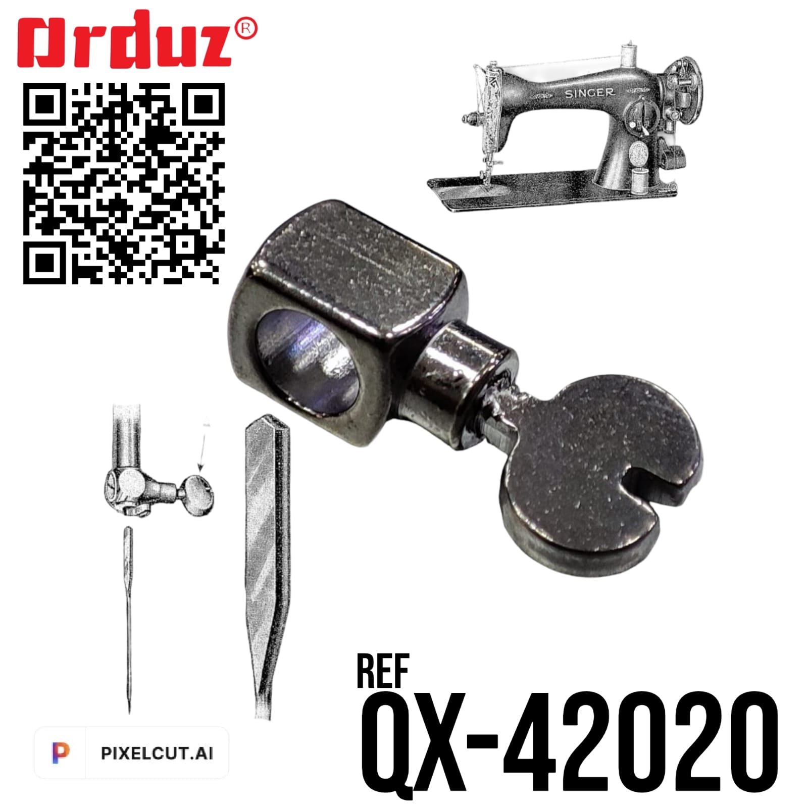 QX-42020 SUJETADOR FAMILIAR NEGRITA REPUESTOS