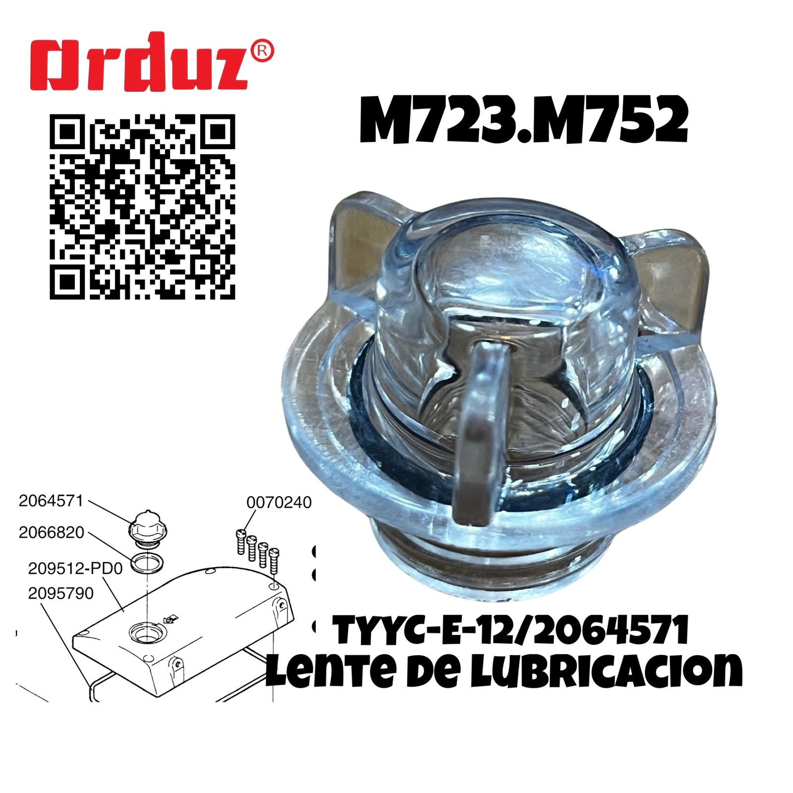 TYYC-E-12/2064571 LENTE DE FILETEADORA PEGAUS