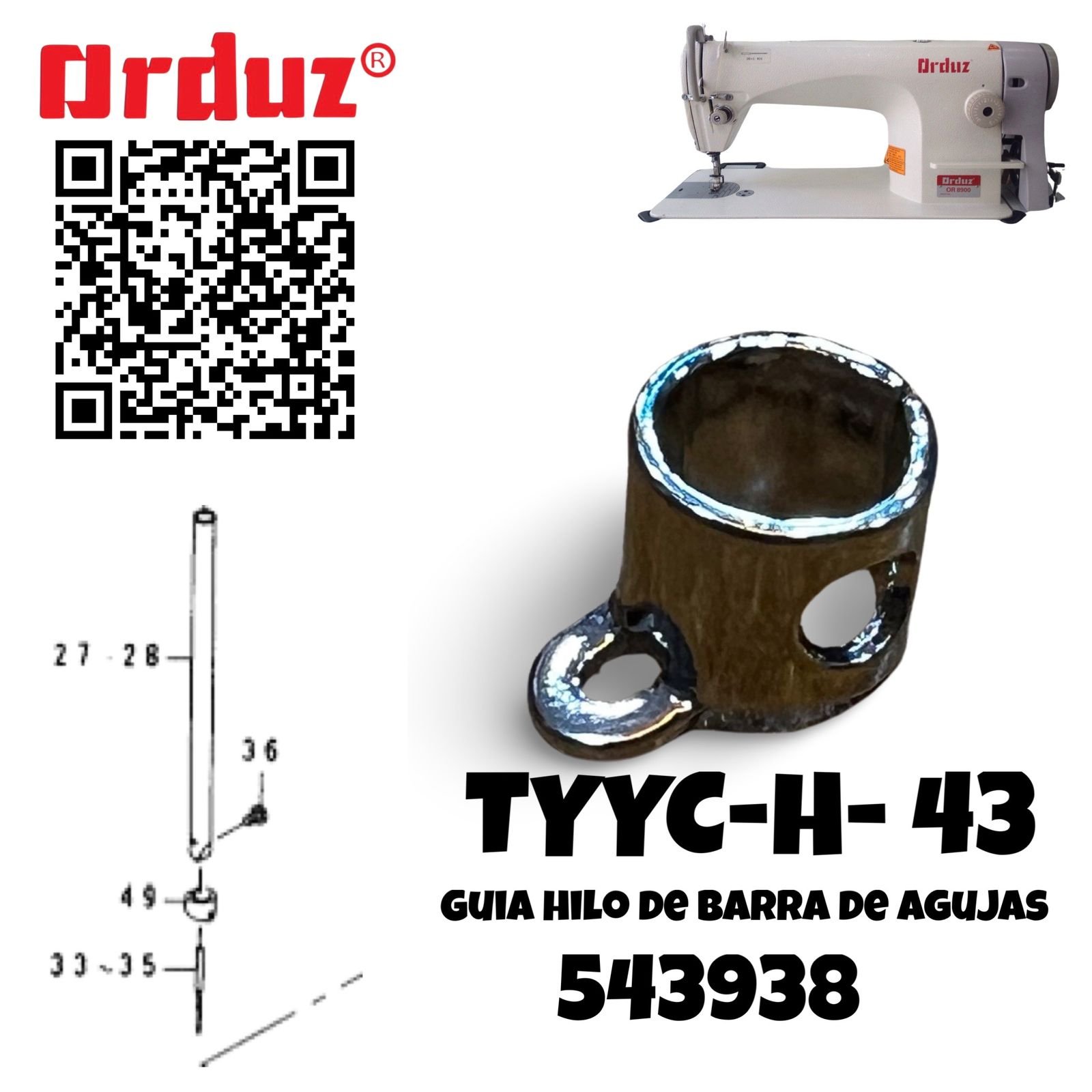 TYYC-H-43 543938 GUA HILO BARRA AGUJA