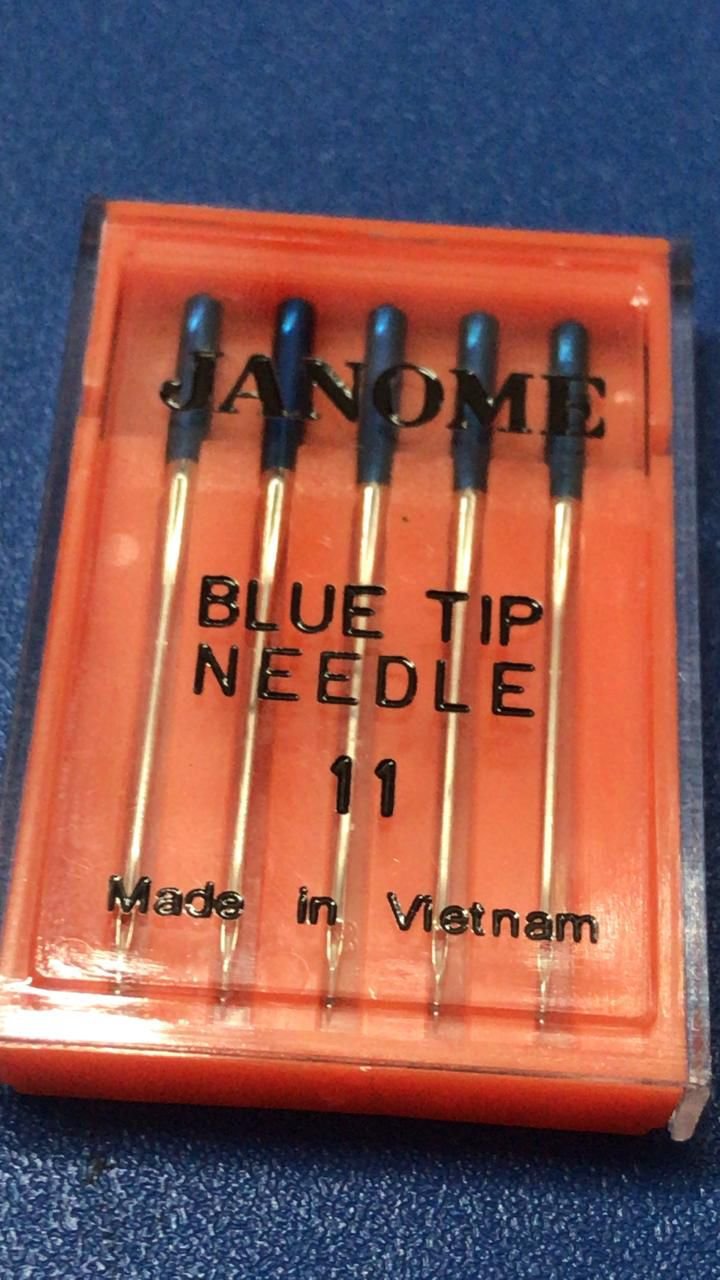 Agujas JANOME Azul colombia 4-990311000 Caja x5 Unidades 4-990311000 - Imagen 3
