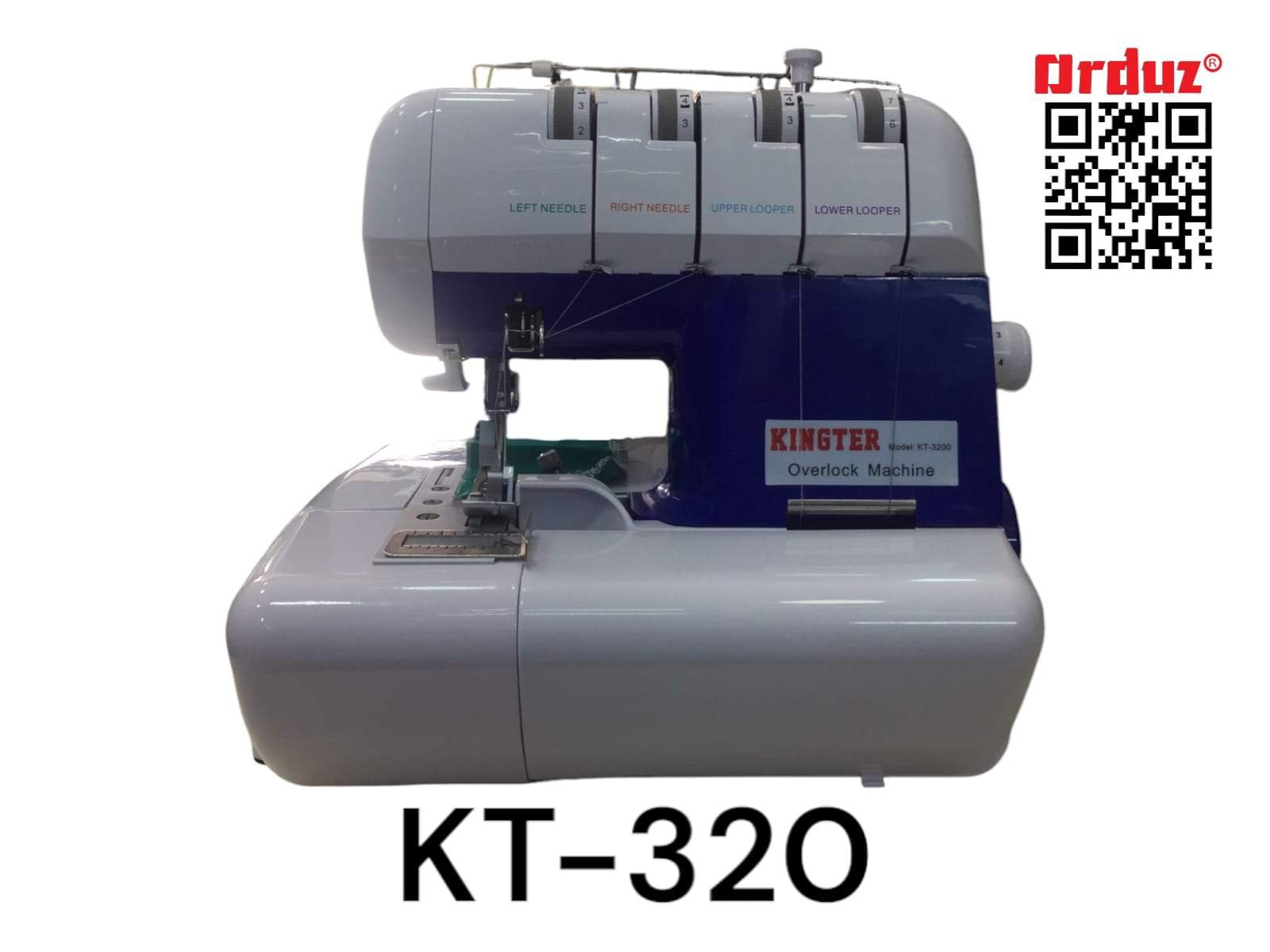 KT-320 FILETEADORA FAMILIAR 4 HILOS KINGTER