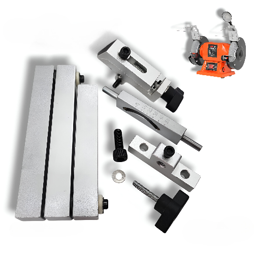 La Guía para Esmeril o Afilador de Tijeras DIY Device es el complemento esencial para lograr un afilado exacto y uniforme utilizando un esmeril de banco. Diseñada para brindar estabilidad, control y precisión, esta herramienta permite mantener el ángulo correcto del filo original de las tijeras, evitando errores comunes que pueden afectar su rendimiento y durabilidad.